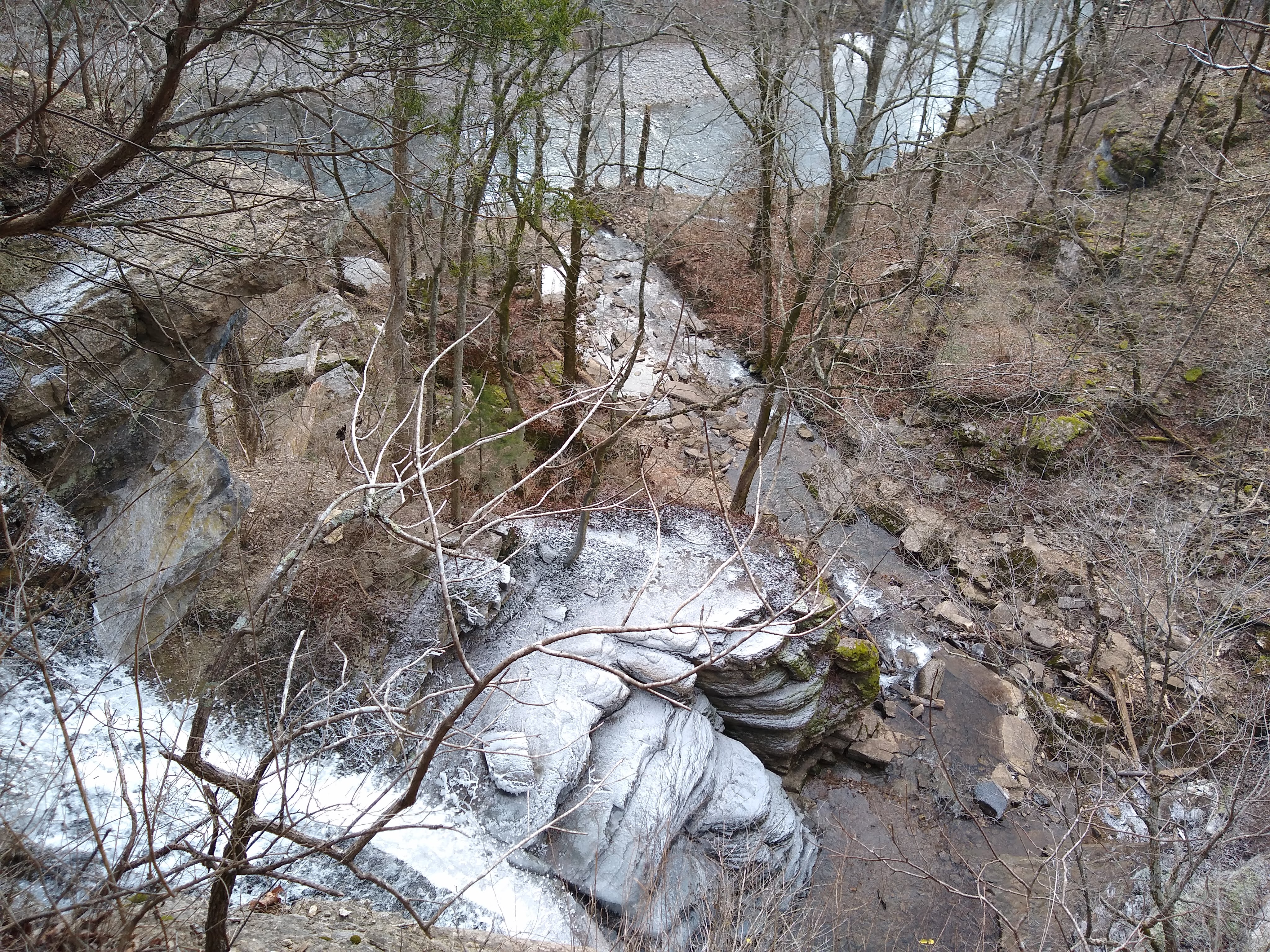 Overlook of the Falls and Creek